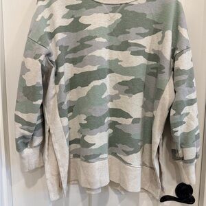 Aerie Camo Knit Sweatshirt